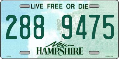 NH license plate 2889475