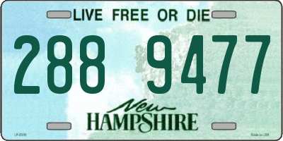 NH license plate 2889477