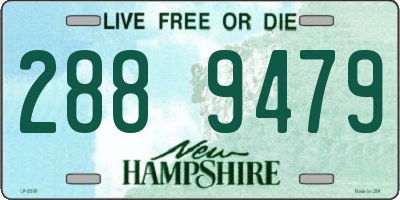 NH license plate 2889479