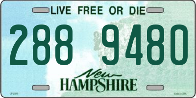 NH license plate 2889480