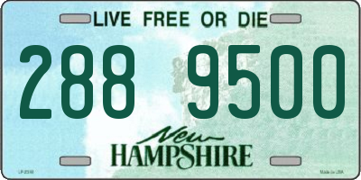 NH license plate 2889500
