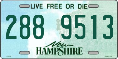 NH license plate 2889513