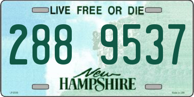NH license plate 2889537