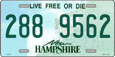 NH license plate 2889562