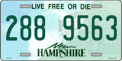 NH license plate 2889563