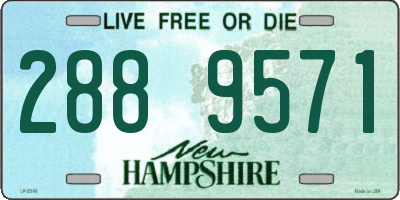 NH license plate 2889571