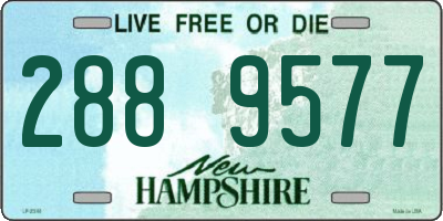 NH license plate 2889577