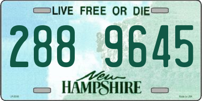 NH license plate 2889645