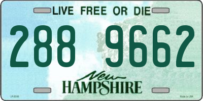 NH license plate 2889662