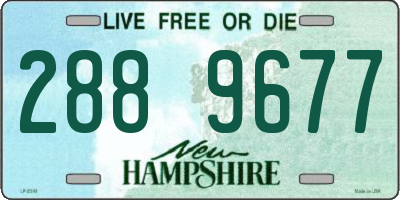 NH license plate 2889677