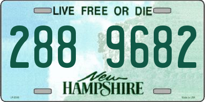 NH license plate 2889682