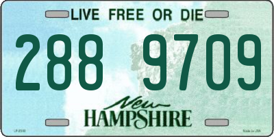 NH license plate 2889709