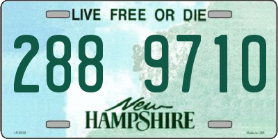 NH license plate 2889710