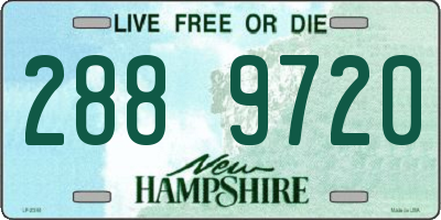 NH license plate 2889720