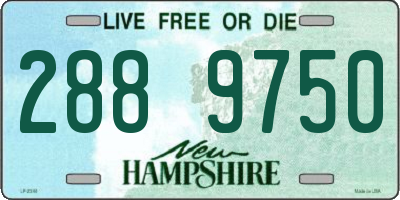 NH license plate 2889750