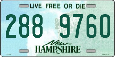 NH license plate 2889760