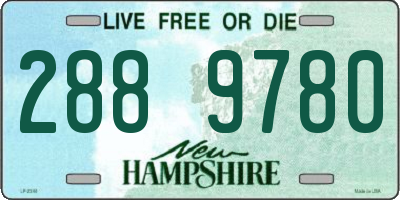 NH license plate 2889780