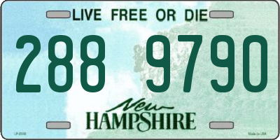 NH license plate 2889790