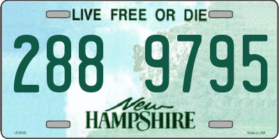 NH license plate 2889795