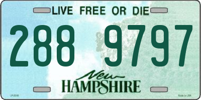 NH license plate 2889797