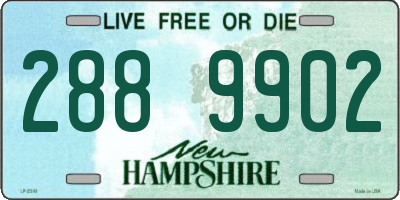 NH license plate 2889902