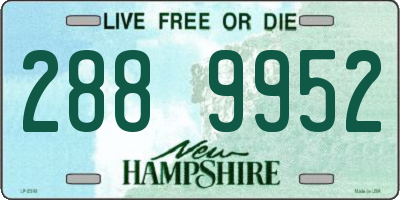 NH license plate 2889952