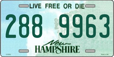 NH license plate 2889963