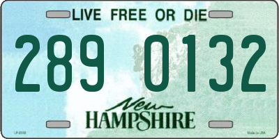 NH license plate 2890132