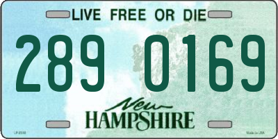 NH license plate 2890169