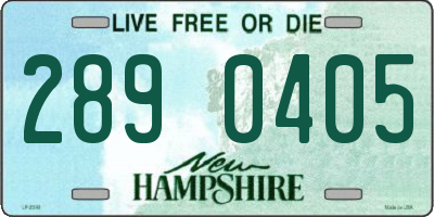 NH license plate 2890405