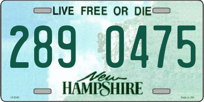 NH license plate 2890475