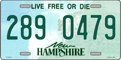 NH license plate 2890479