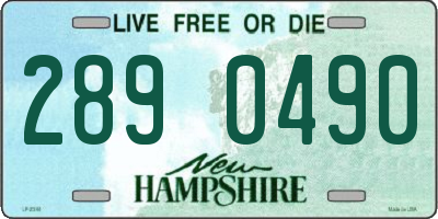 NH license plate 2890490