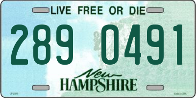 NH license plate 2890491