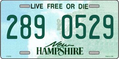 NH license plate 2890529