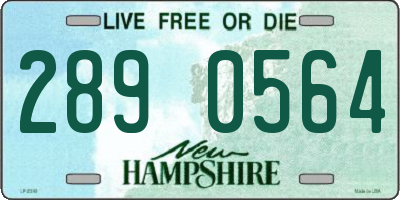 NH license plate 2890564