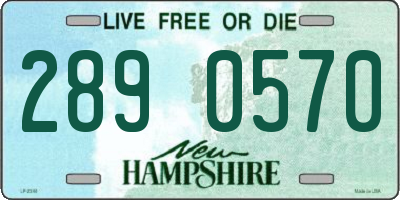 NH license plate 2890570