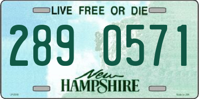 NH license plate 2890571