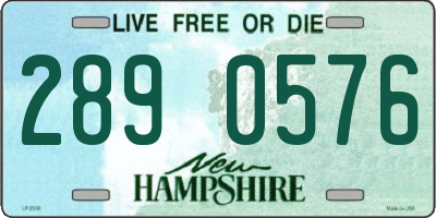 NH license plate 2890576