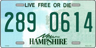 NH license plate 2890614