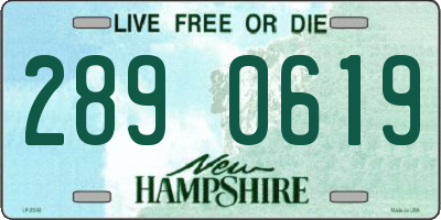 NH license plate 2890619