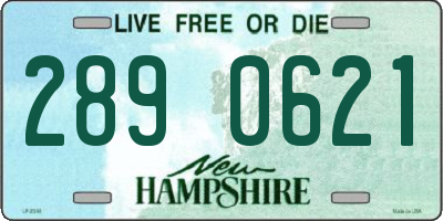 NH license plate 2890621