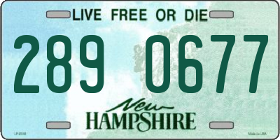 NH license plate 2890677