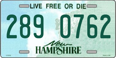 NH license plate 2890762