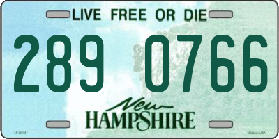 NH license plate 2890766