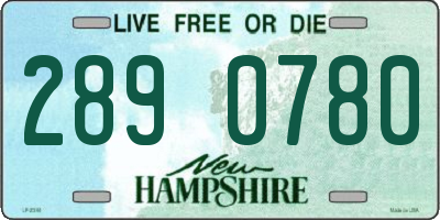 NH license plate 2890780