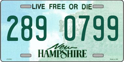 NH license plate 2890799