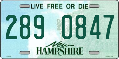 NH license plate 2890847