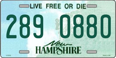 NH license plate 2890880