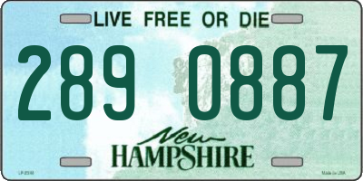 NH license plate 2890887
